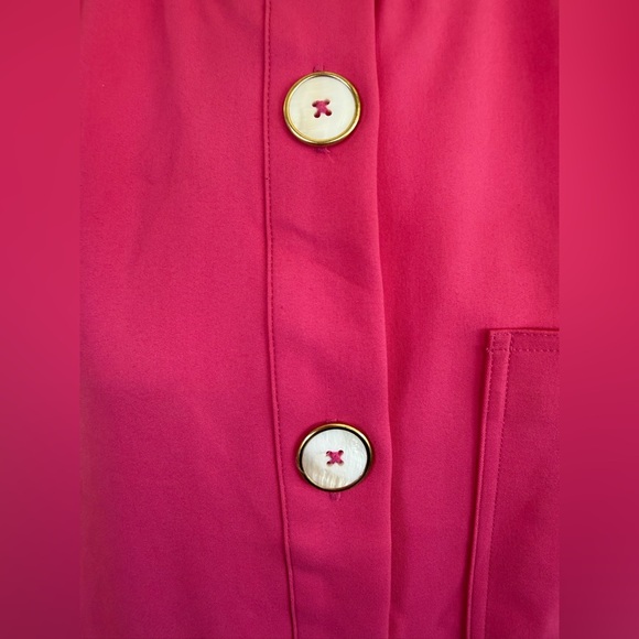 Tuckernuck Pink Blake Mini A Line Button Down Feminine Barbie Shirt Dress Small - Picture 7 of 14